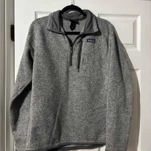 Patagonia Men's Zip-Up Sweater in Gray
